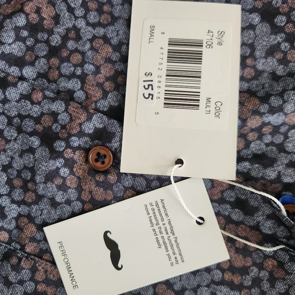 American heritage performance men's button up NWT - Picture 2 of 11